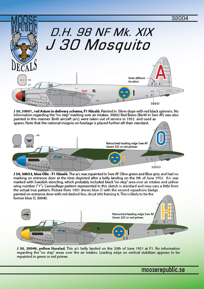 J 30 DH Mosquito 1/32