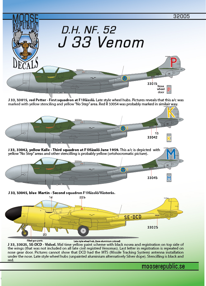 J 33 DH Venom 1/32