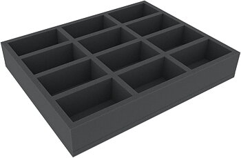 Skumgummi-inrede 345x275x55mm,