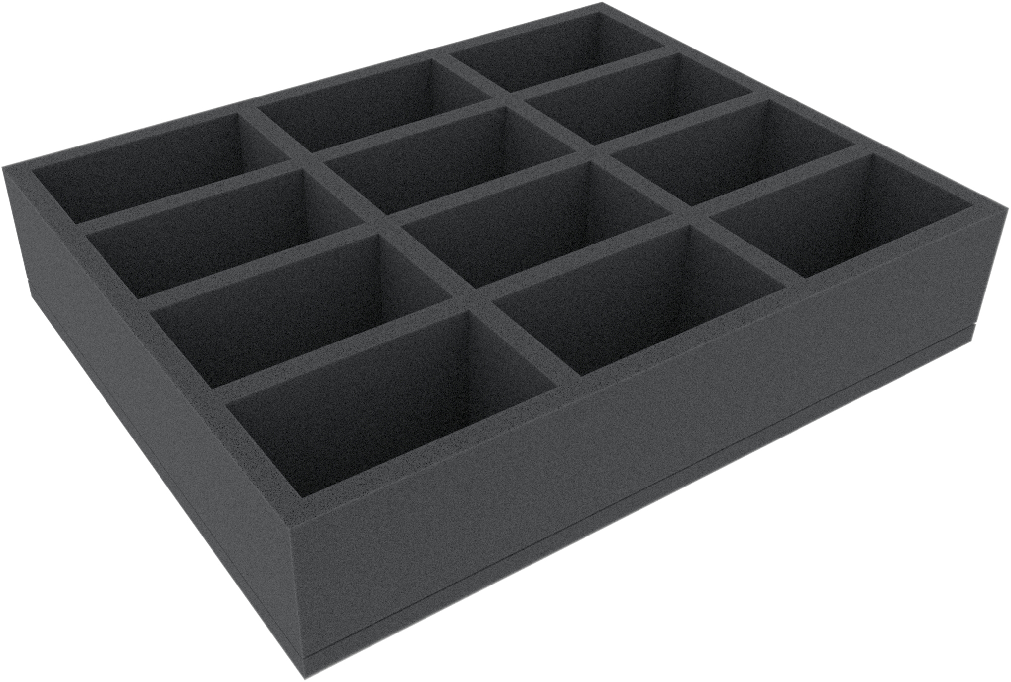 Skumgummi-inrede 345x275x70mm,