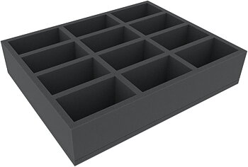 Skumgummi-inrede 345x275x70mm,