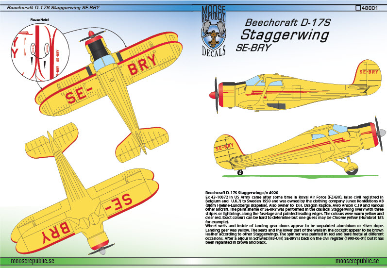 Beech 17 Staggerwing SE-BRY - 2