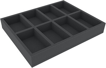 Skumgummi-inrede 345x275x50mm,