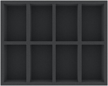 Skumgummi-inrede 345x275x55mm,