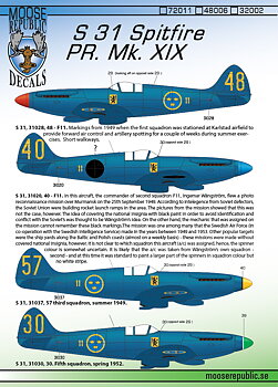 S 31 Spitfire PR Mk. XIX 1/48