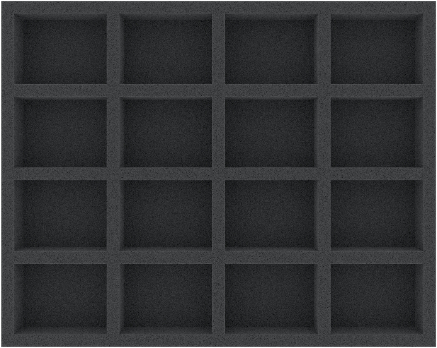Skumgummi-inrede 345x275x40mm,