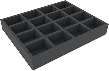 Skumgummi-inrede 345x275x50mm,