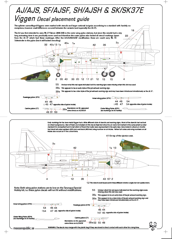 AJ/SF/SK 37 Viggen 1/48 - 7
