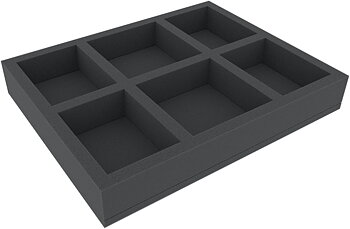 Skumgummi-inrede 345x275x50mm,