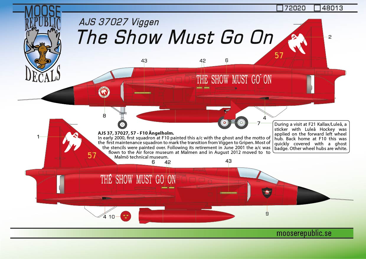 AJS 37027 “The Show Must Go On” 1/48