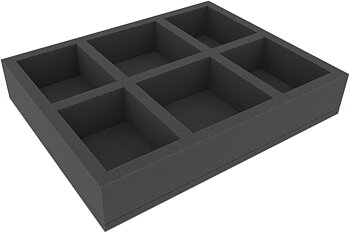 Skumgummi-inrede 345x275x60mm,