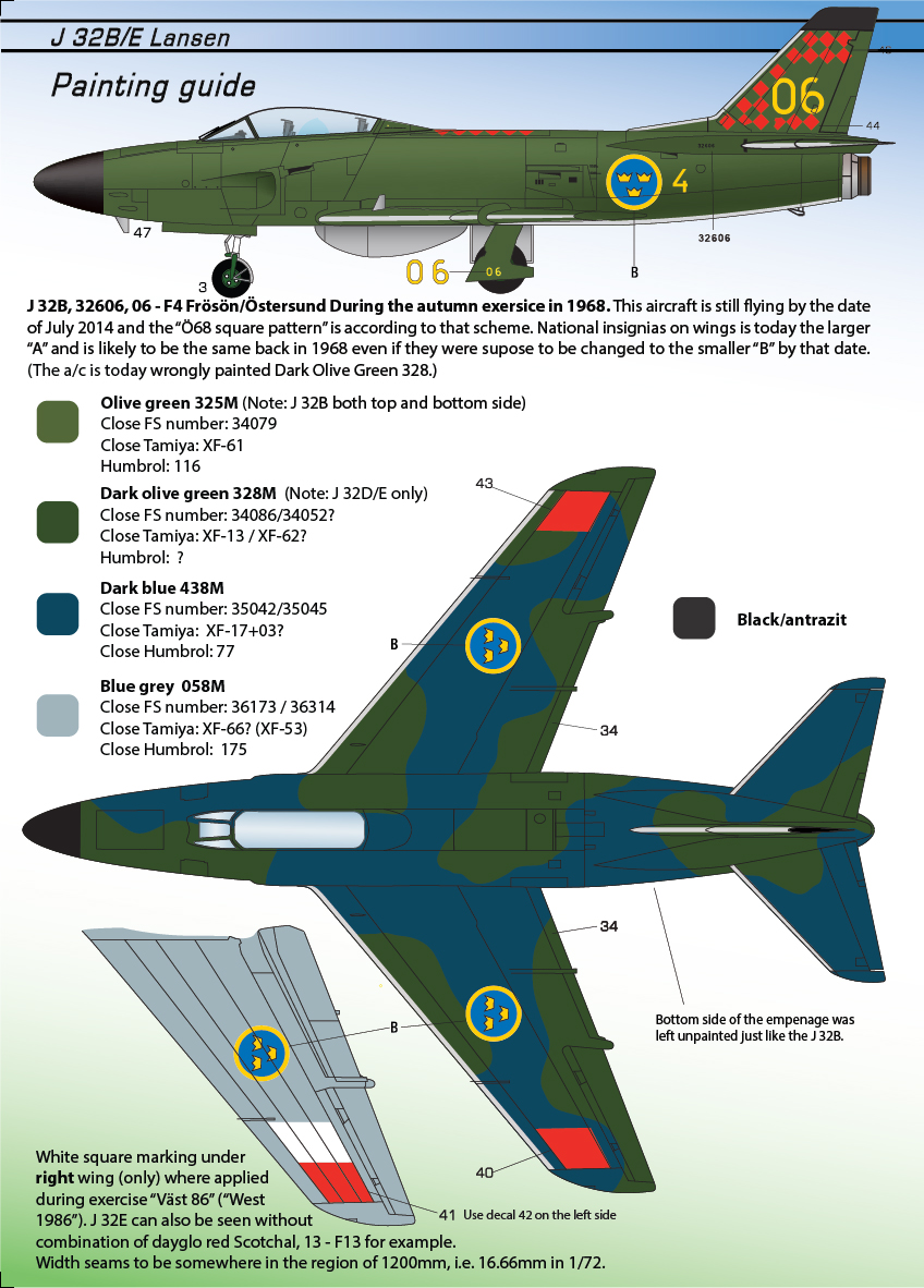J 32B/E Lansen 1/48 - 3