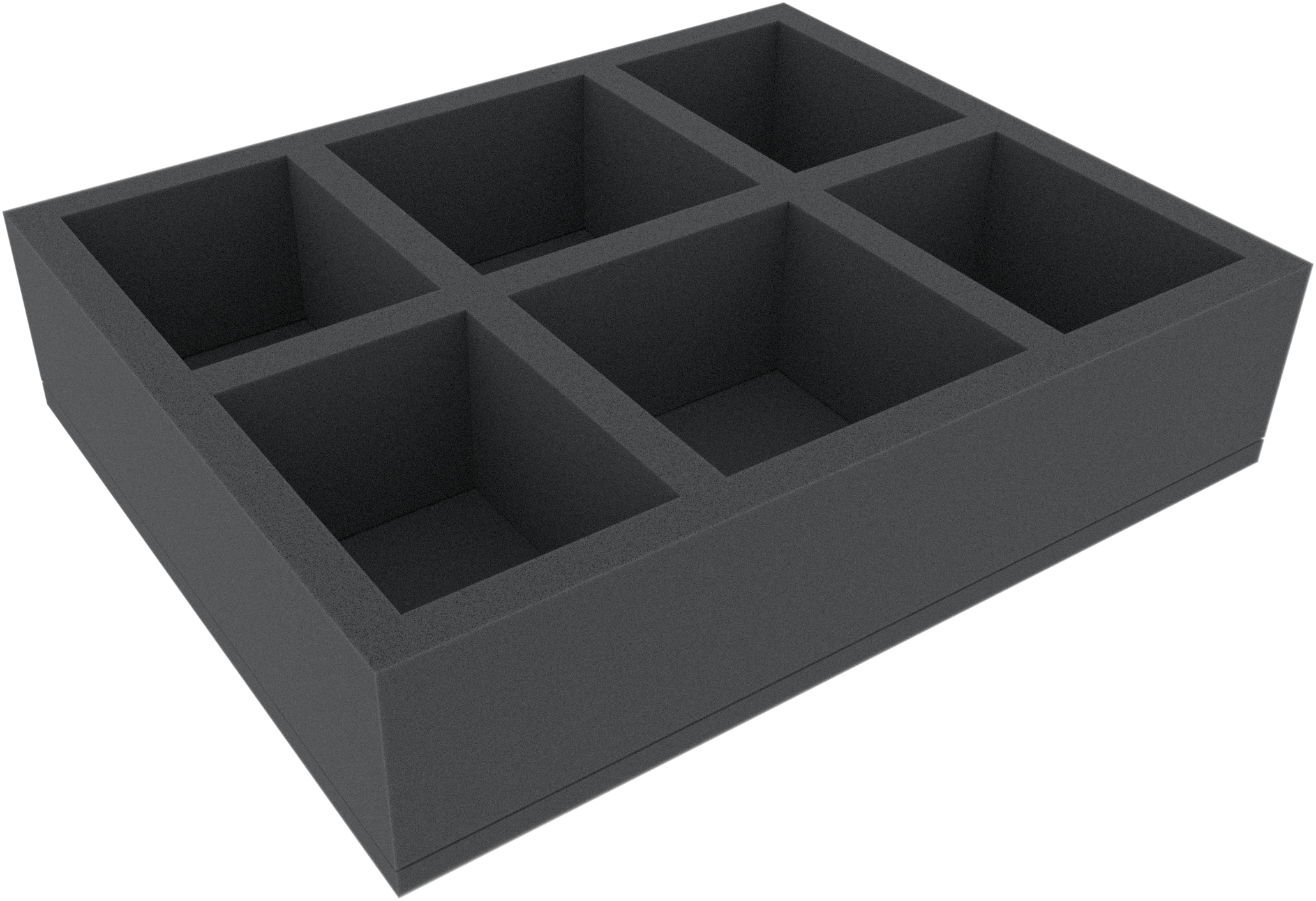Skumgummi-inrede 345x275x80mm,