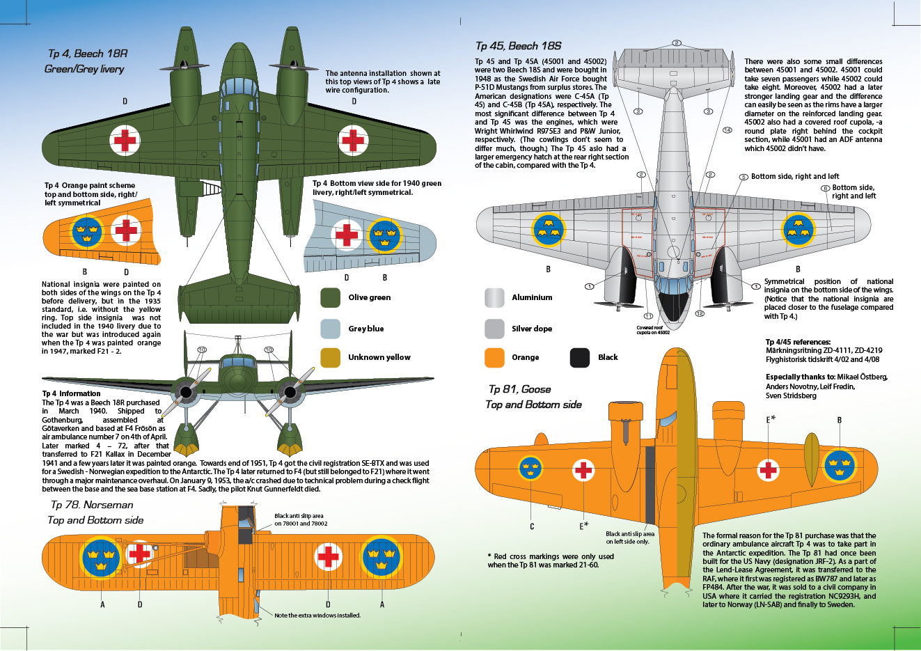 Tp4/45 Beech 18, Tp 78 Norsema - 3