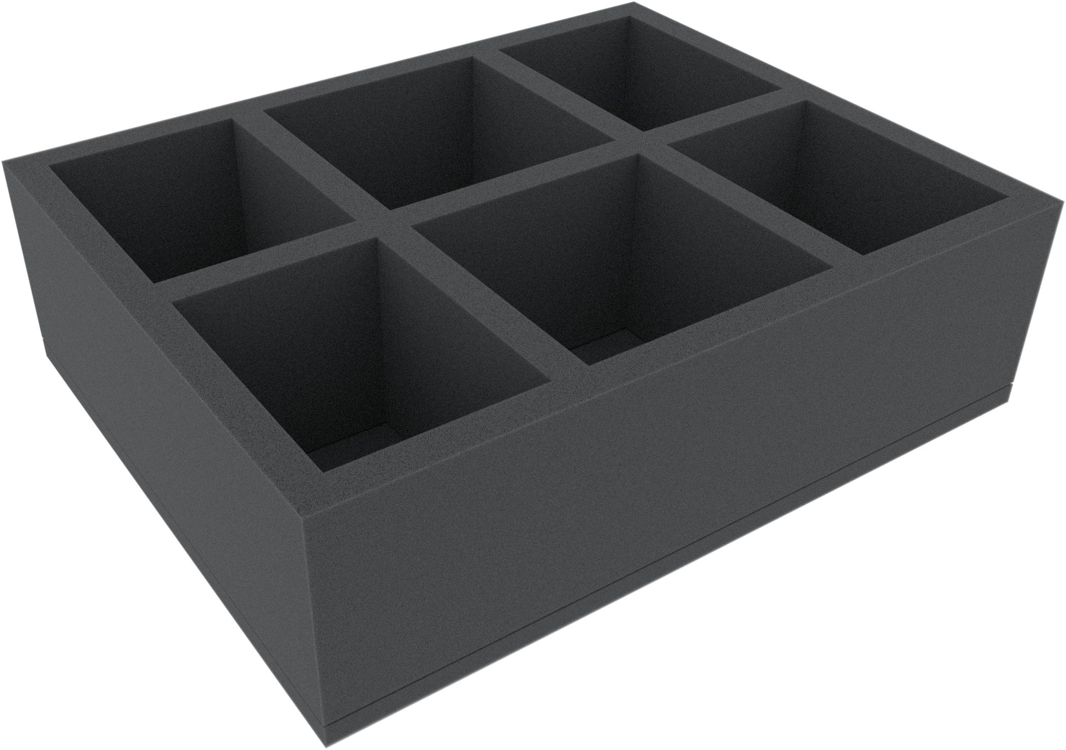 Skumgummi-inrede 345x275x100mm