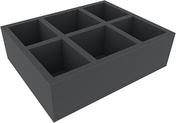 Skumgummi-inrede 345x275x100mm
