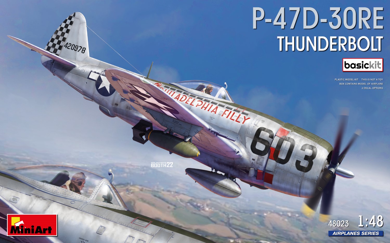 P-47D-30RE Thunderbolt. Basic Kit 1/48
