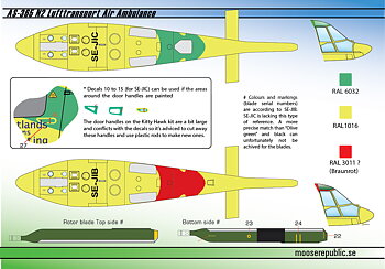 AS-365 Air Ambulance SE-JIB & SE-JIC 1/48