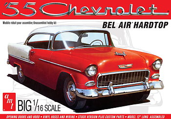 1955 Chevy Bel Air Hardtop, Classic American Car 1/16