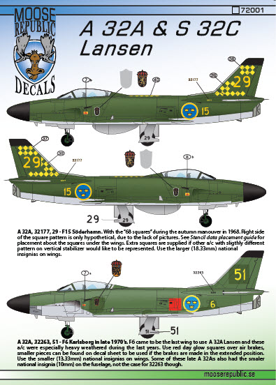 A 32A & S 32C Lansen 1/72