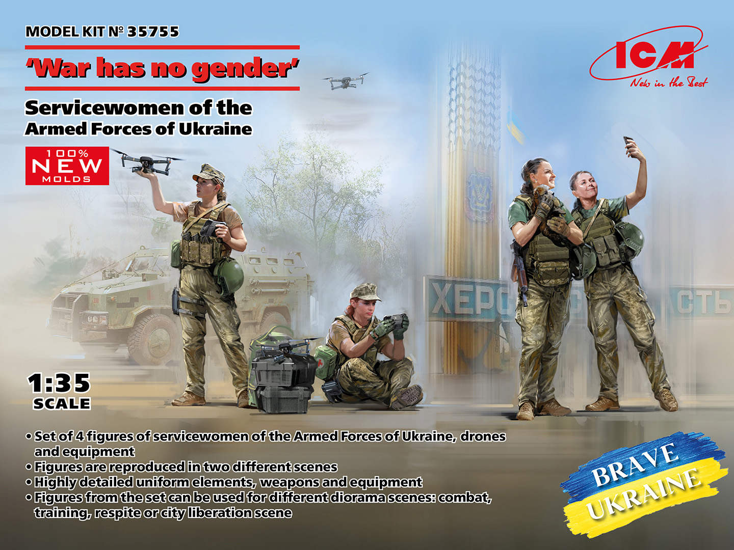 Servicekvinnor i Ukrainas väpnade styrkor 1/35