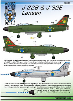 J 32B & J 32E Lansen 1/72