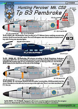 Hunting Percival Tp 83 Pembroke 1/72