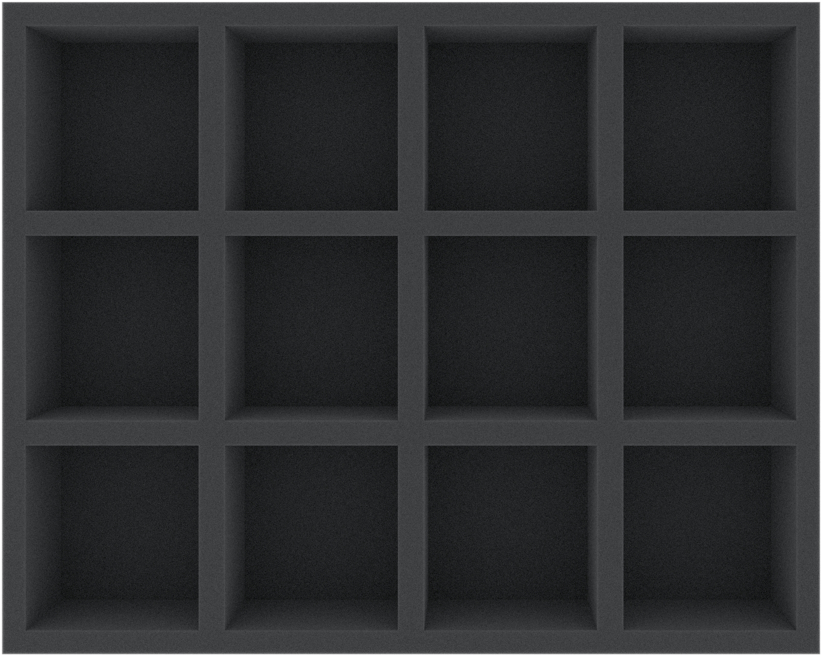 Skumgummi-inrede 345x275x60mm,