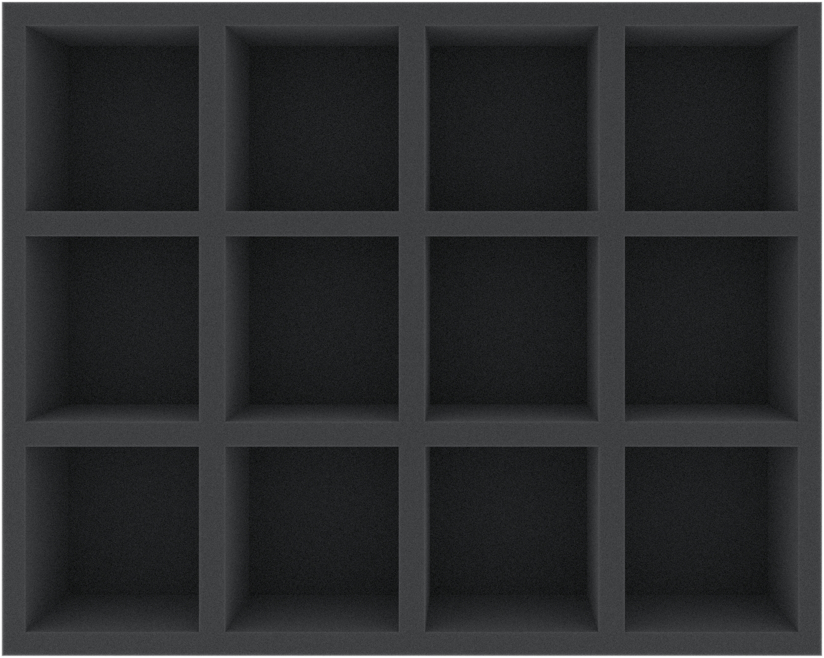 Skumgummi-inrede 345x275x70mm,