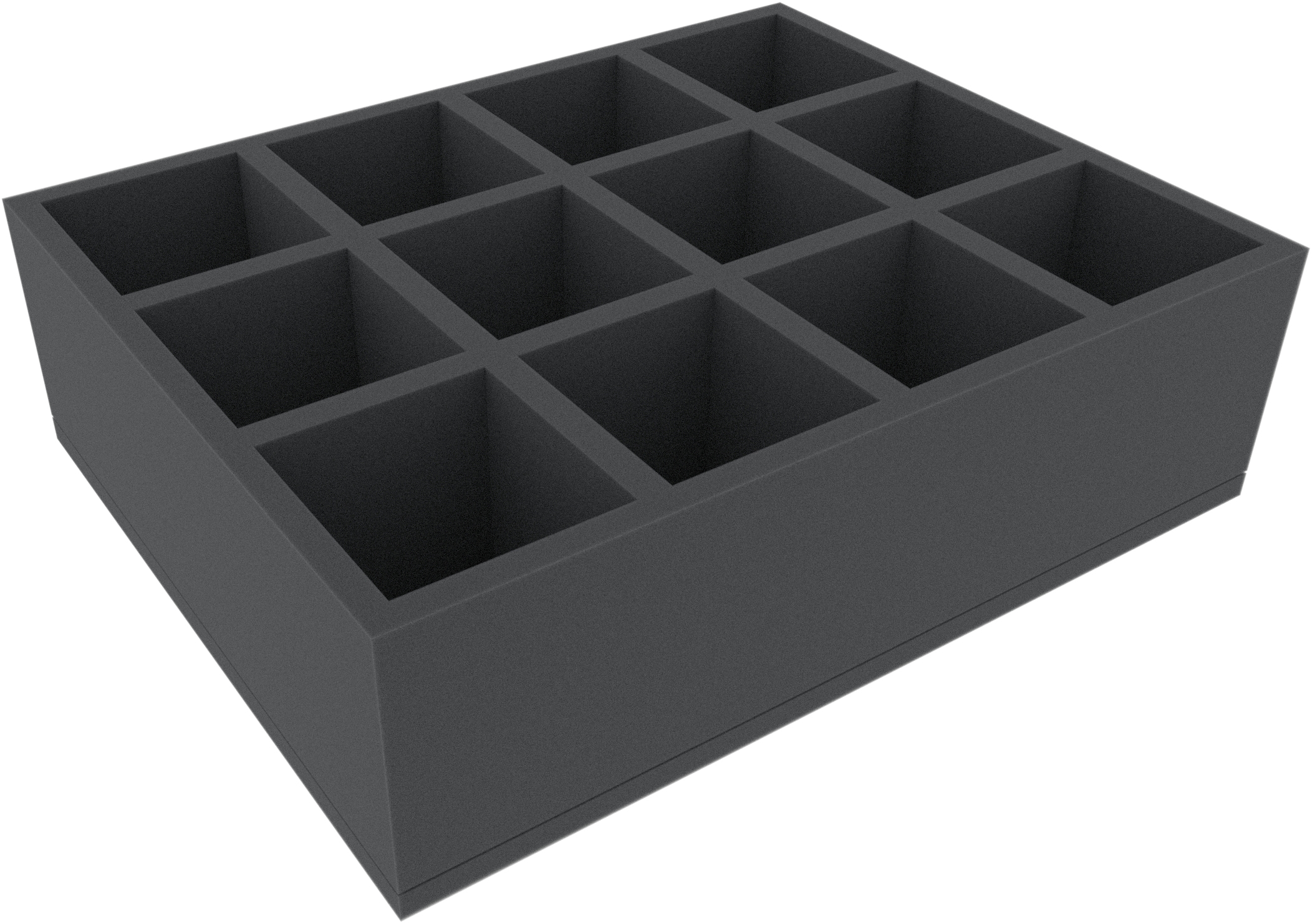 Skumgummi-inrede 345x275x100mm