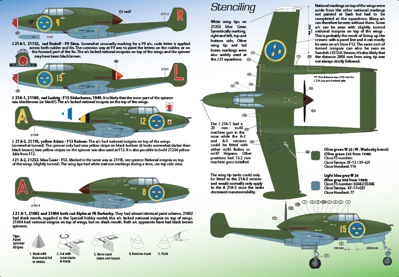 J 21 Saab J 21 A-1/A-2/A-3 1/72 - 2