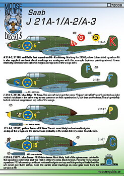 J 21 Saab J 21 A-1/A-2/A-3 1/72