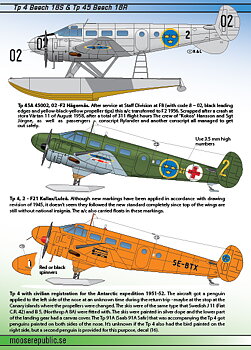 Tp 4 & Tp 45 Beech 18 1/72