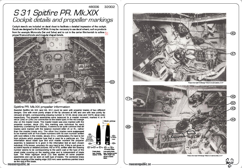 S 31 Spitfire PR Mk. XIX 1/72 - 8