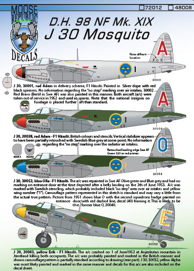J 30 Mosquito Mk. XIX 1/72
