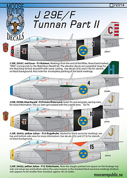 J 29E/F Tunnan Part 2 1/72