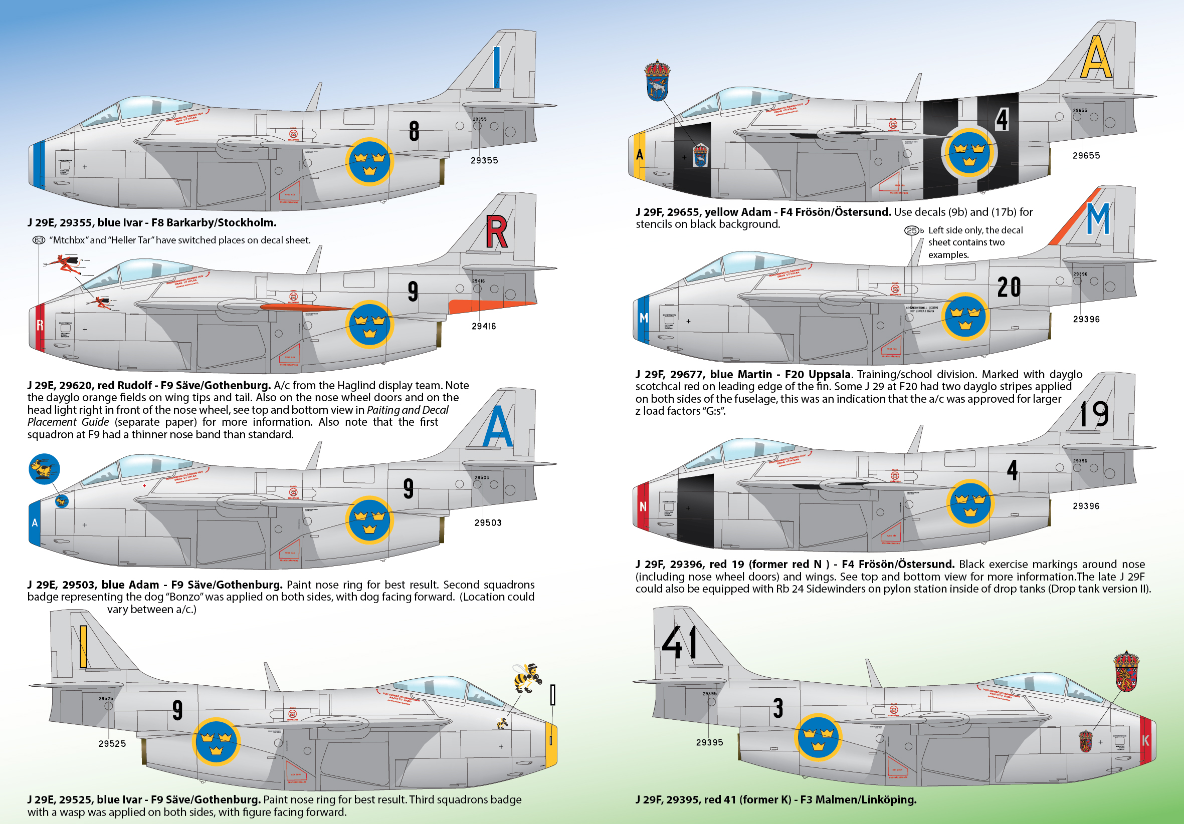 J 29E/F Tunnan Part 2 1/72 - 2