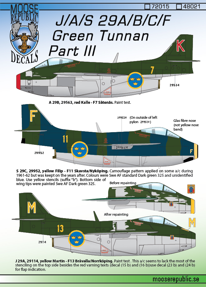 J/A/S 29A/B/C/E/F Tunnan Part 3 1/72