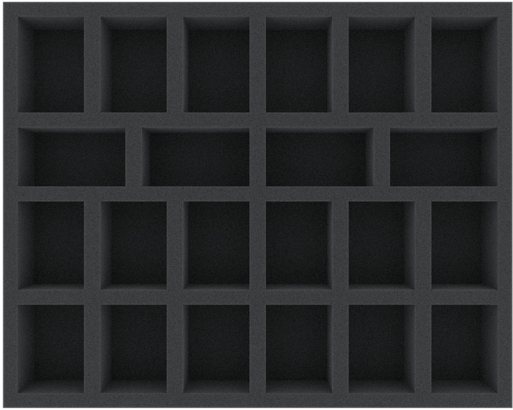 Skumgummi-inrede 345x275x50mm,
