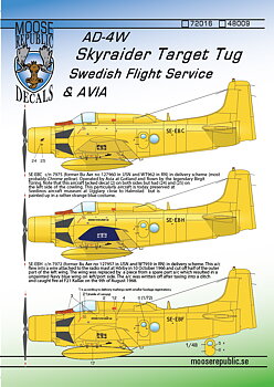 Skyraider AD-4W Target Tug 1/7