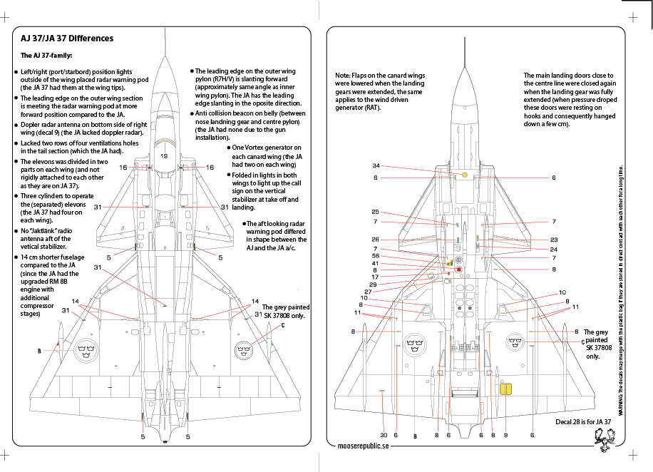 AJ/SF/SK 37 Viggen 1/72 - 7