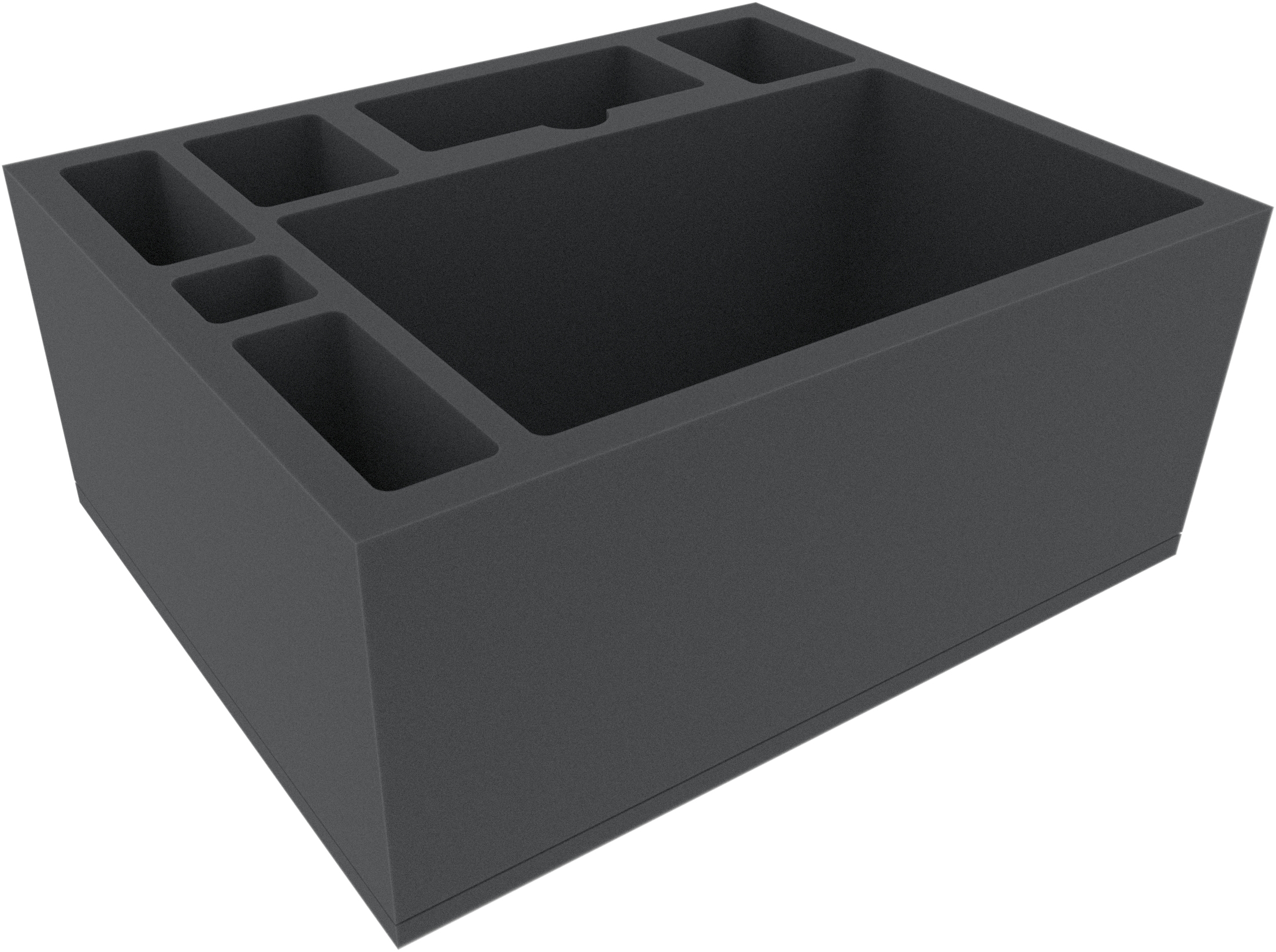 FSMFDE145BO 145 mm Full-Size foam tray with 7 compartments