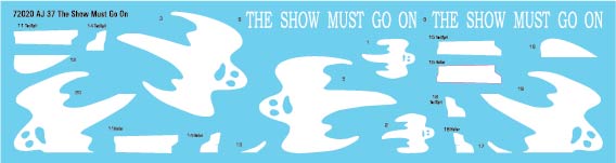 AJS 37027 “The Show Must Go On” 1/72 - 3
