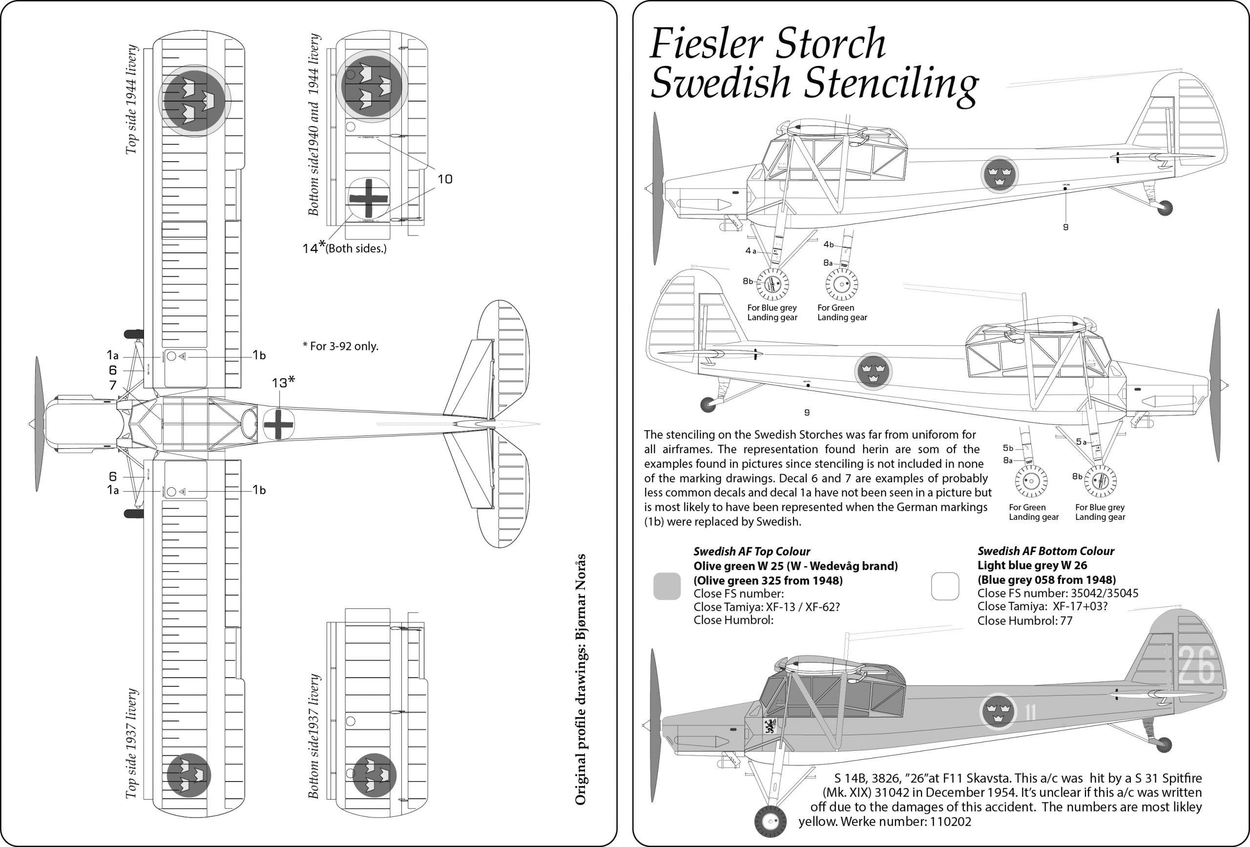 Fiesler Fi 156 Storch Scandinavian Service 1/72 - 6