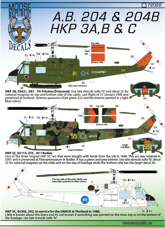 HKP 3 B&C A.B 204 1/72