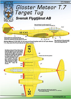 Gloster Meteor T.7 Target Tug
