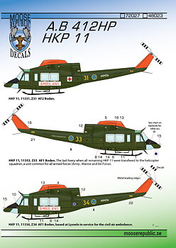 HKP 11 A.B 412HP 1/72