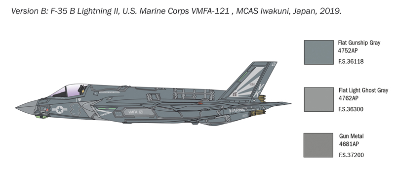 F-35B 'Lightning II' Vistol version 1/72 - 4
