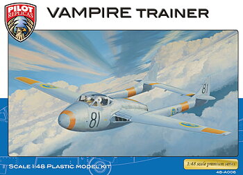 J28 C Vampire in Swedish Air Force, 1/48 scale