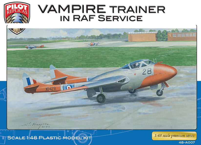 Vampire T11 in RAF service, 1/48 scale